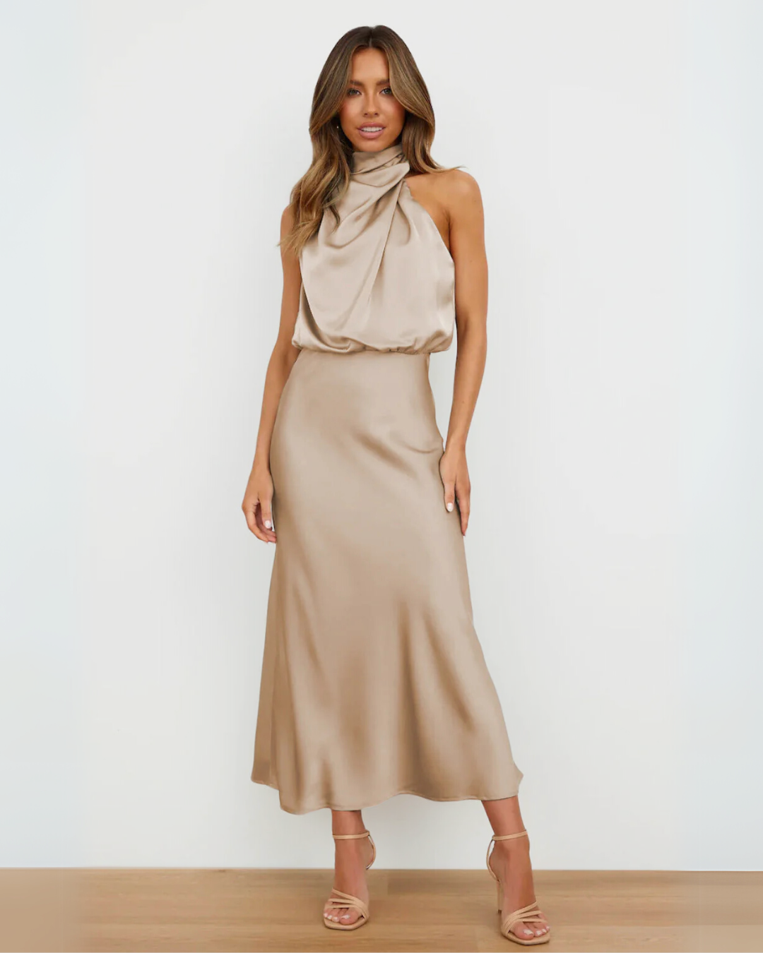 Stella & Grace™ | Elegant Draped Dress