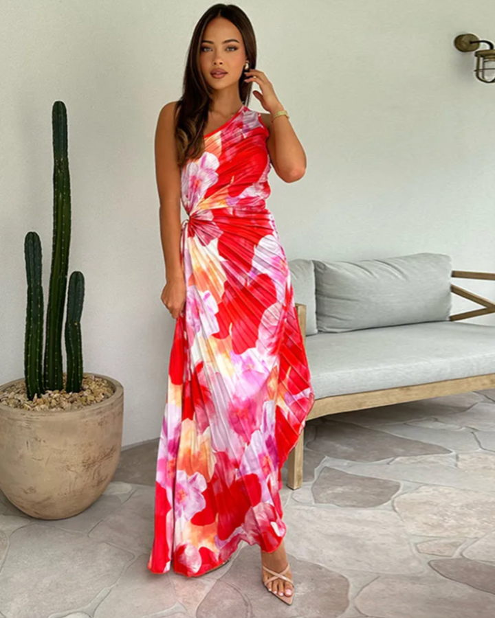 Adeline™ | Lively Tropical Evening Gown
