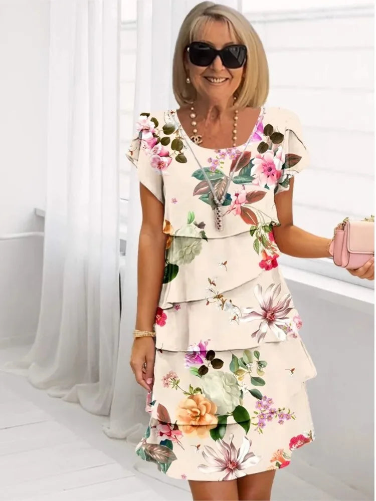 Margaret | Chic Ruffled Comfort Dress