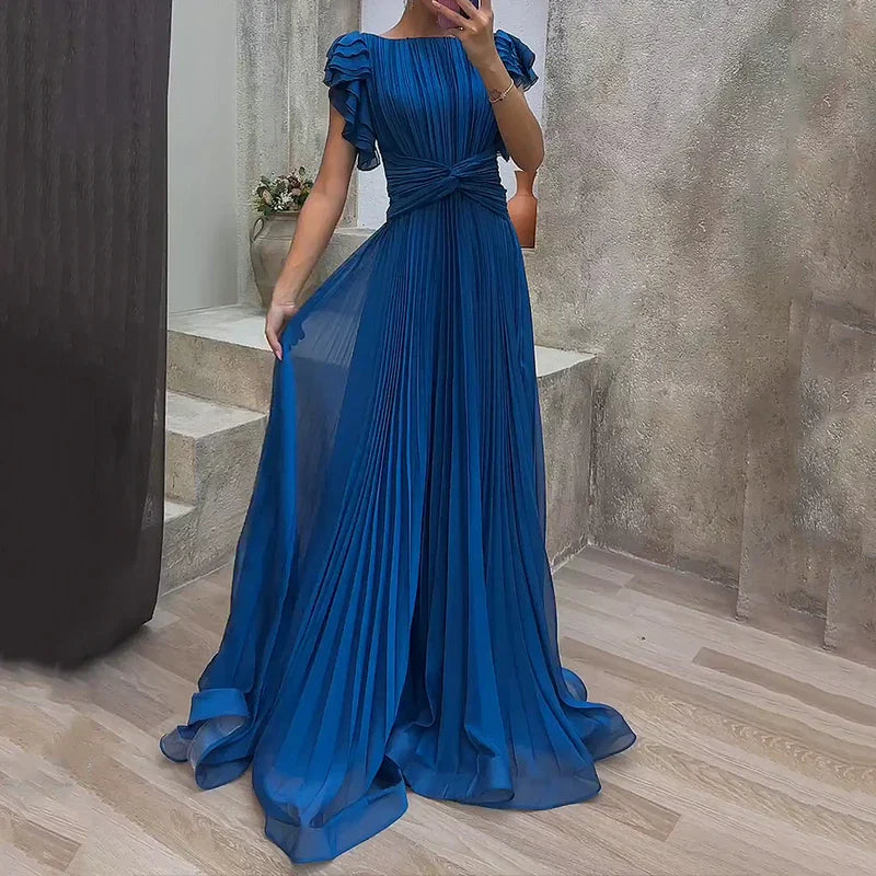 Abigail | Elegant Pleated Evening Gown