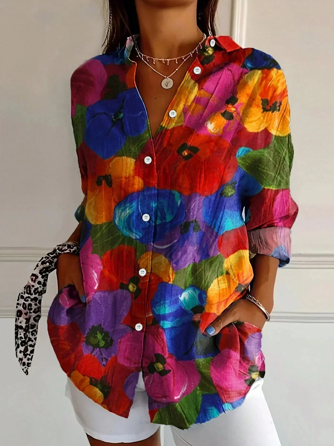 Sadie | Vibrant Patterned Blouse