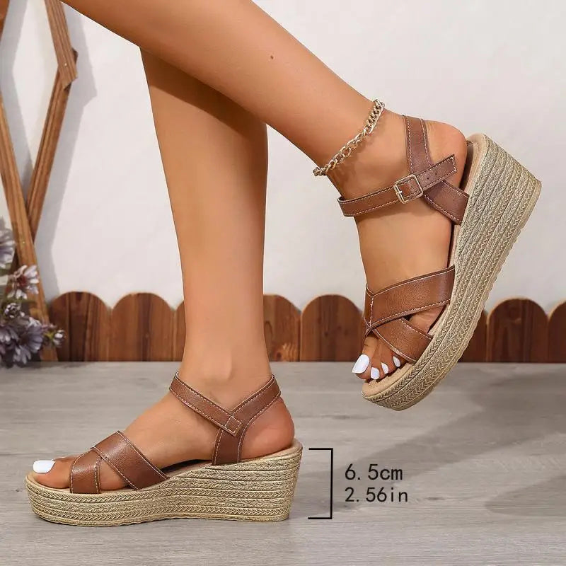 Daphnie | Wedge Sandals Beach