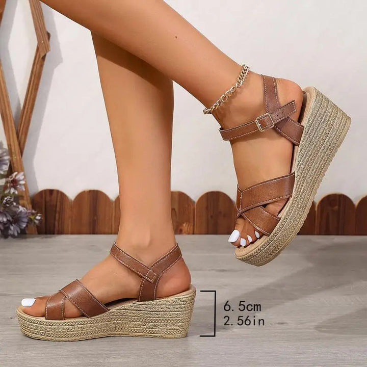 Daphnie | Wedge Sandals Beach