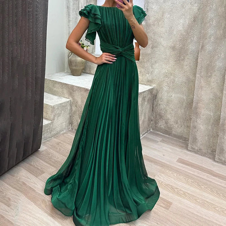 Abigail | Elegant Pleated Evening Gown