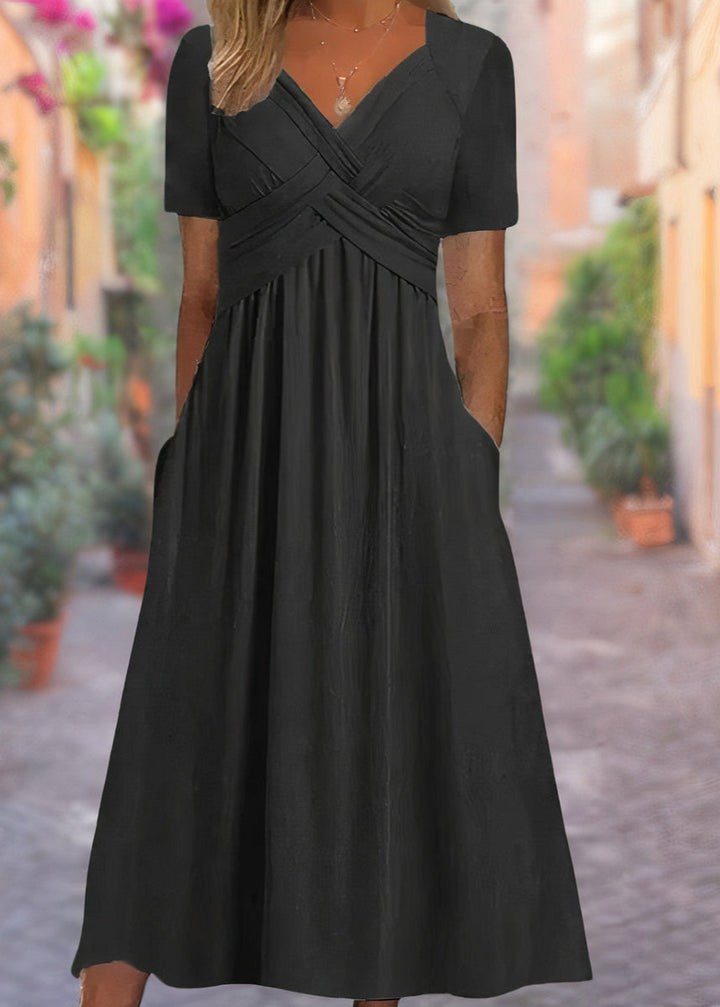 Sylvia | V-Neck Dress with Tummy Control