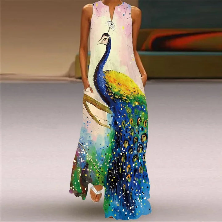 Aurelia™ - Butterfly Bloom A-Line Dress