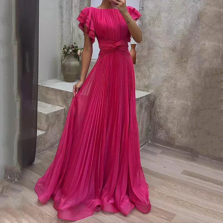 Abigail | Elegant Pleated Evening Gown