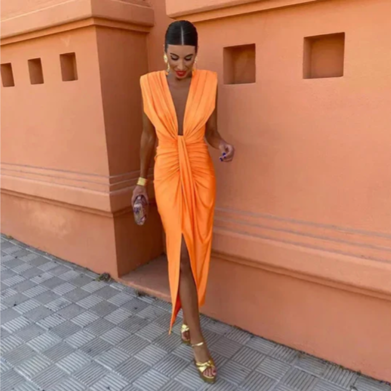 Sophia™ | Chic Pleated Dress