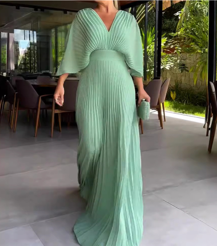 Ria™ - Floating Ribbed Maxi Dress