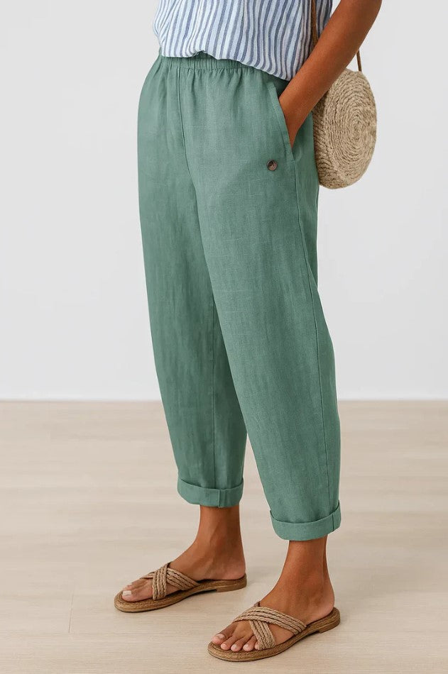 Ariane™ Classic Linen-Cotton Pants