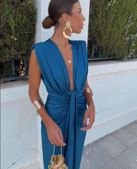 Sophia™ | Chic Pleated Dress