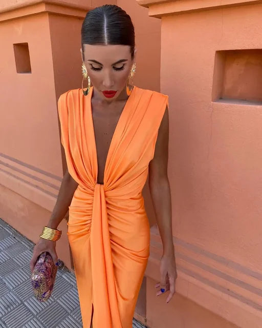 Sophia™ | Chic Pleated Dress