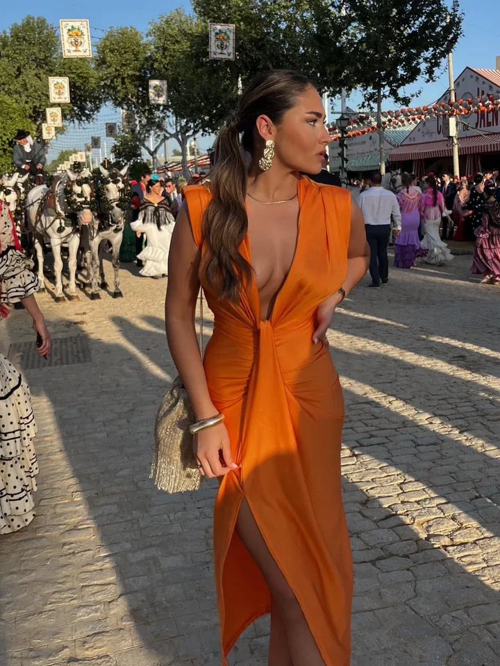 Sophia™ | Chic Pleated Dress