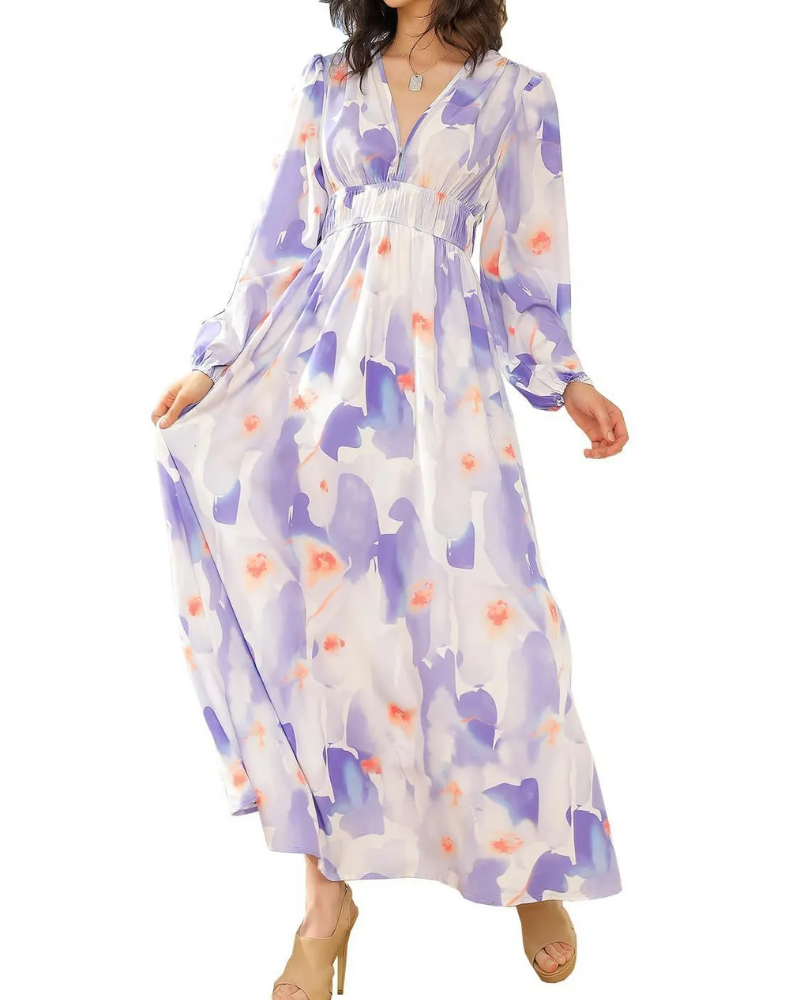 Celine | Elegant Floral Dress for Women