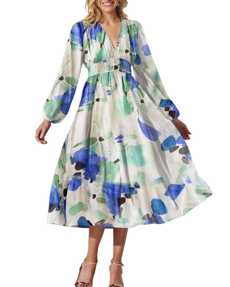 Celine | Elegant Floral Dress for Women