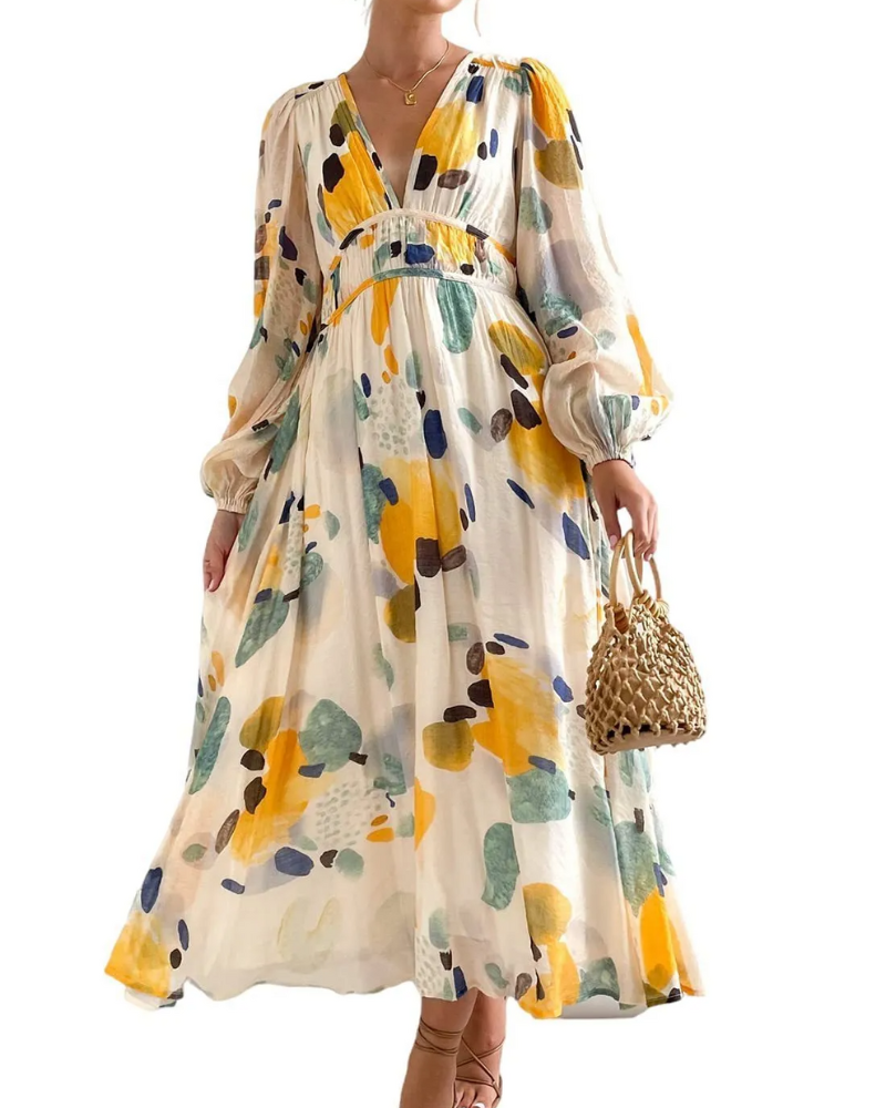 Celine | Elegant Floral Dress for Women