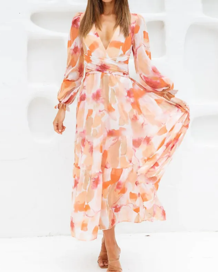 Celine | Elegant Floral Dress for Women