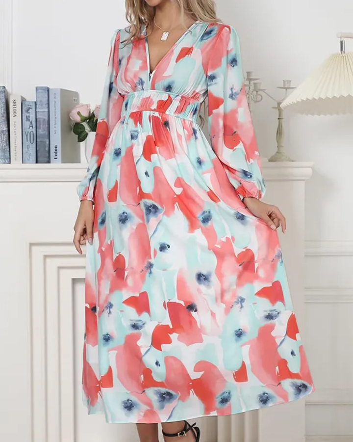 Celine | Elegant Floral Dress for Women