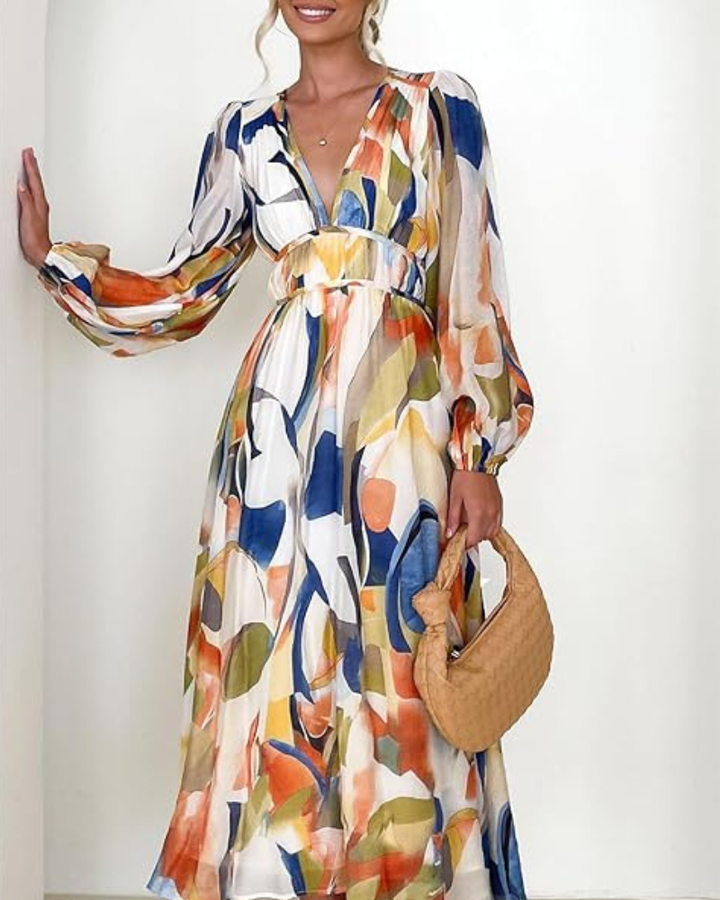 Celine | Elegant Floral Dress for Women
