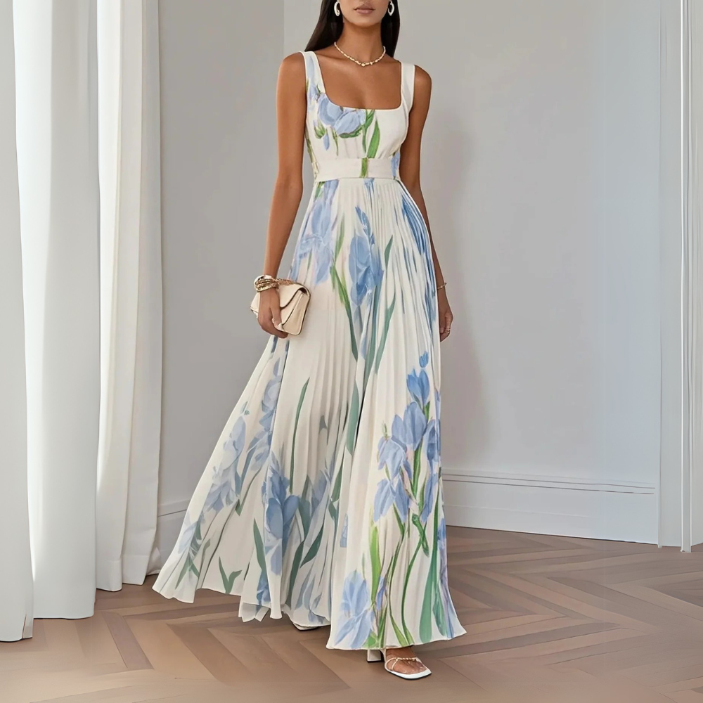Isla | Elegant Floral Maxi Dress
