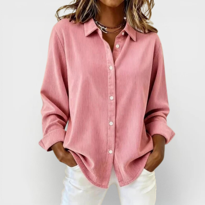 Abigail | Chic Pink Blouse