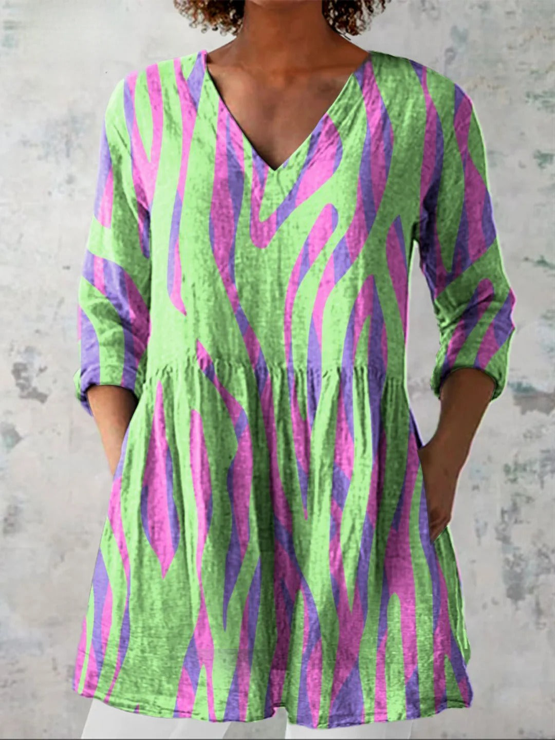 Rica | Linen Tunic Top