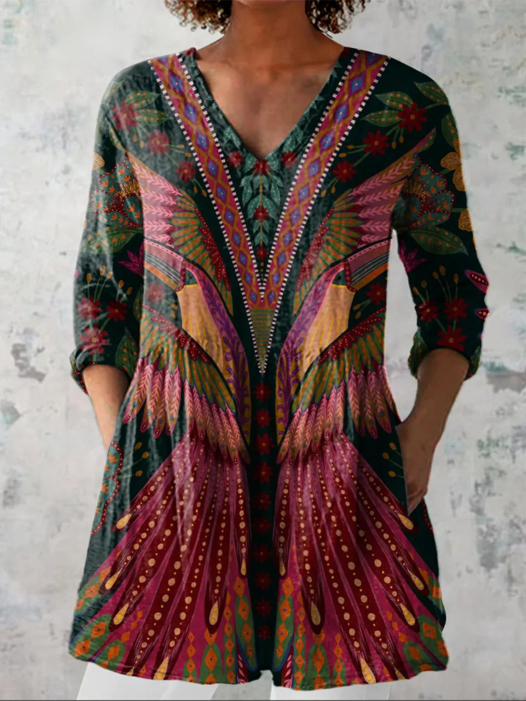 Skylar | Linen Tunic Top