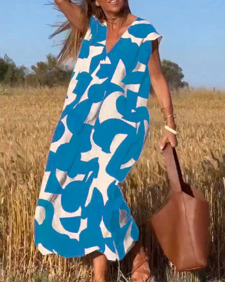 Kenley – Relaxed Abstract Dress