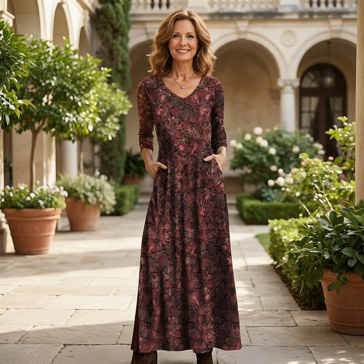 Kendal | Elegant Floral Maxi Dress