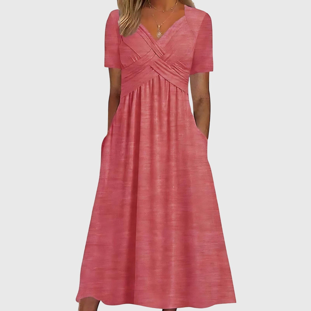 Viola™ | Tummy-Control Midi Dress