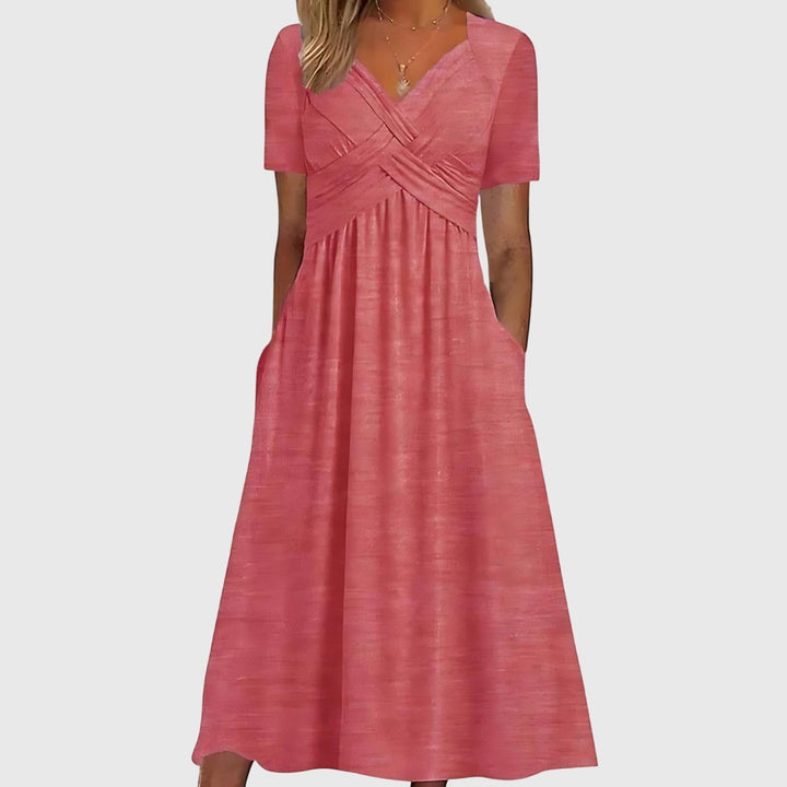 Viola™ | Tummy-Control Midi Dress