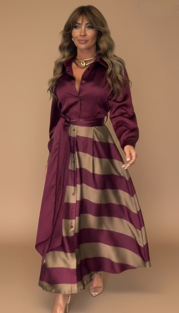 Mila™ Striped Maxi Dress