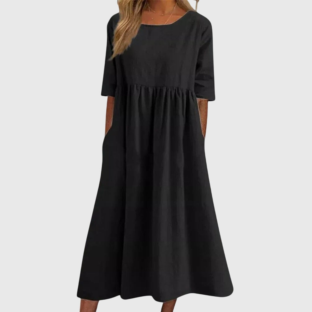Haisley™ | Chic Short-Sleeve Dress
