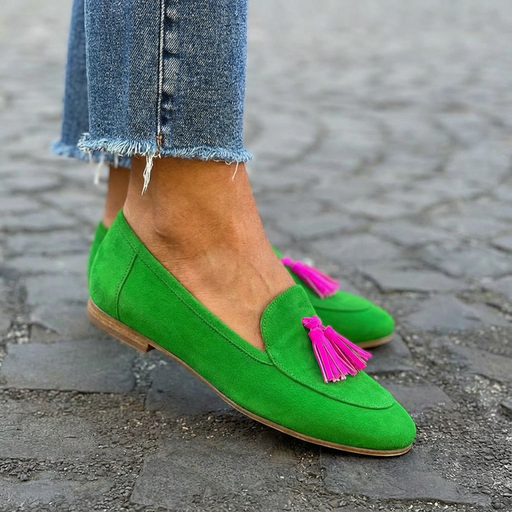 Tassel-Decorated Mandy Loafers
