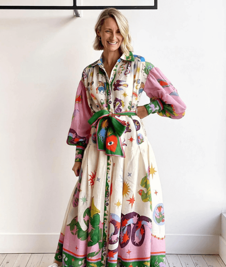 Dorthe™ | Chic Italian Maxi Dress
