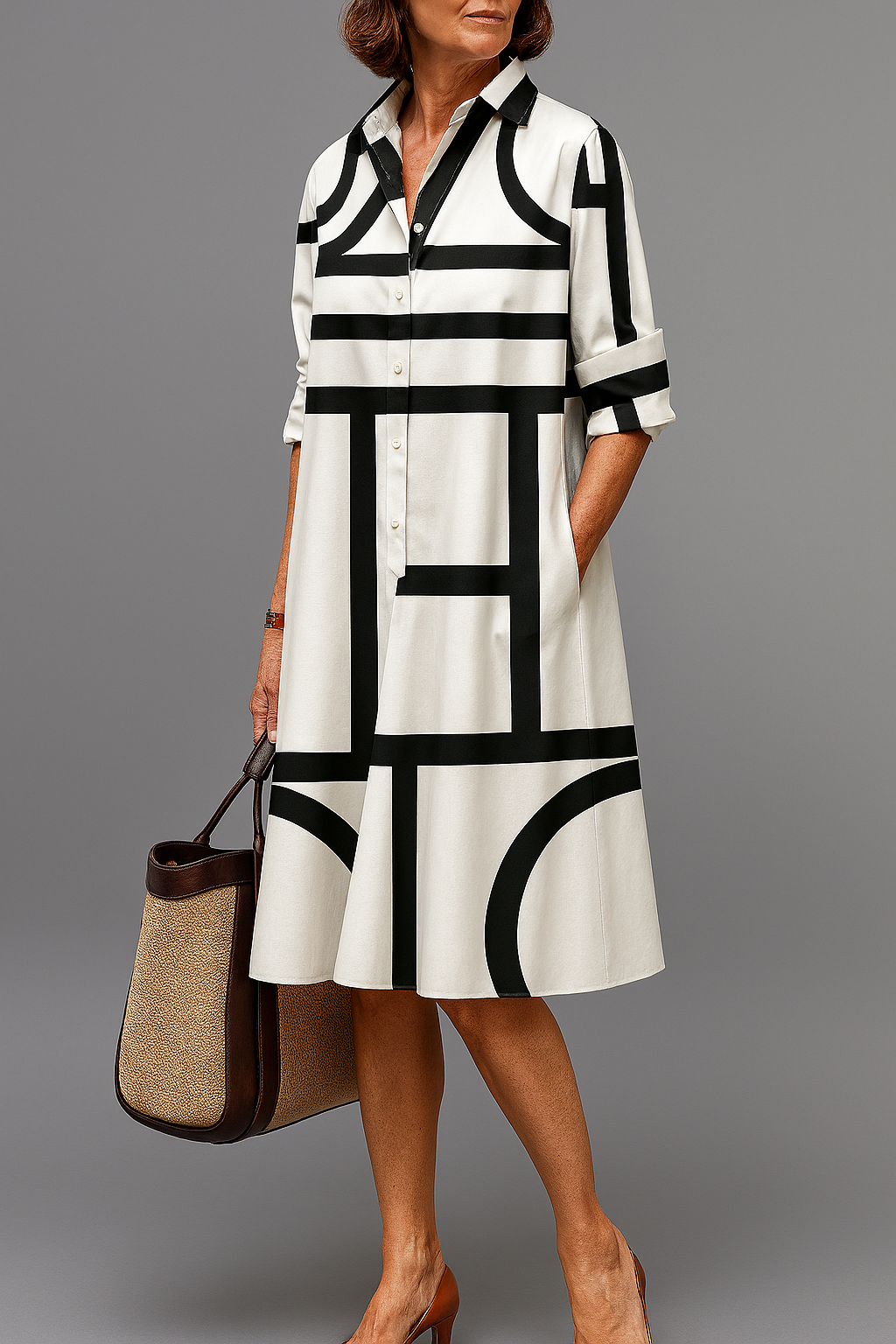 ELLIE | Chic Midi Dress