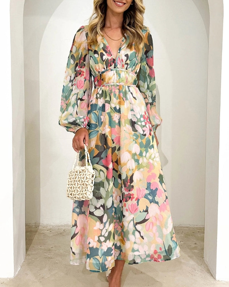 Celine | Elegant Floral Dress for Women