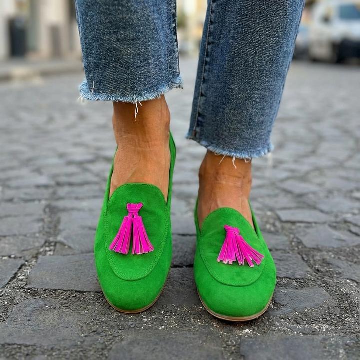 Tassel-Decorated Mandy Loafers