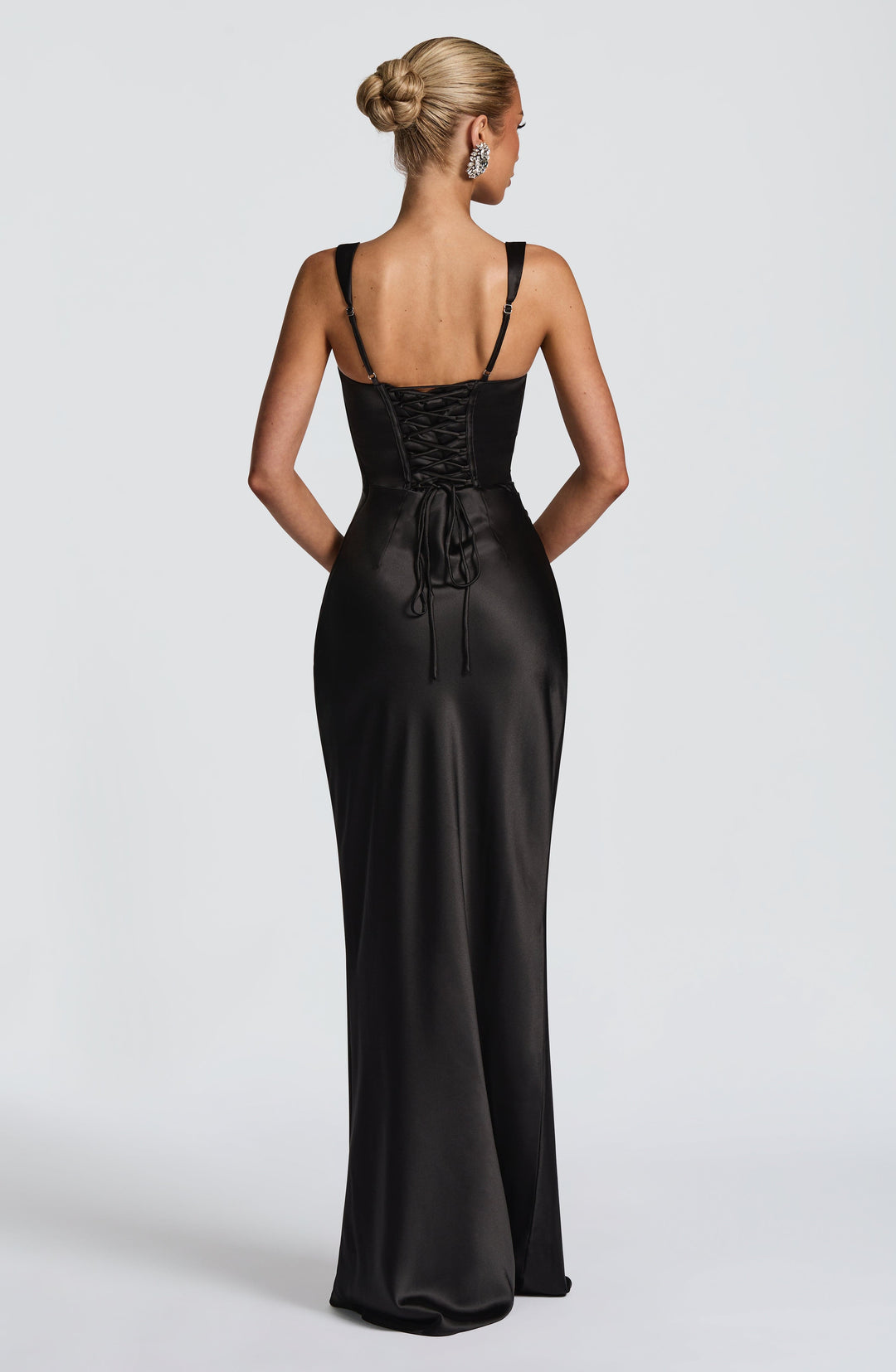 Black Calanthe Maxi Dress