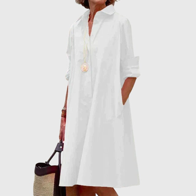 Paige™ - Chic Dress Featuring Convenient Pockets