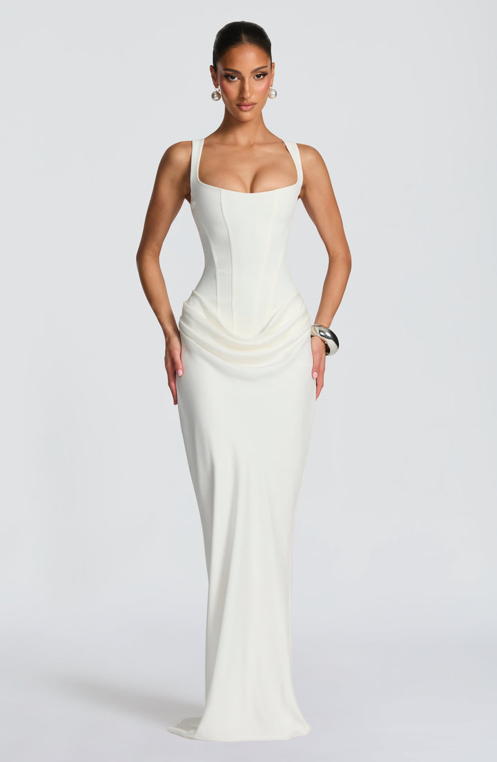 Ivory Cornelia Maxi Dress