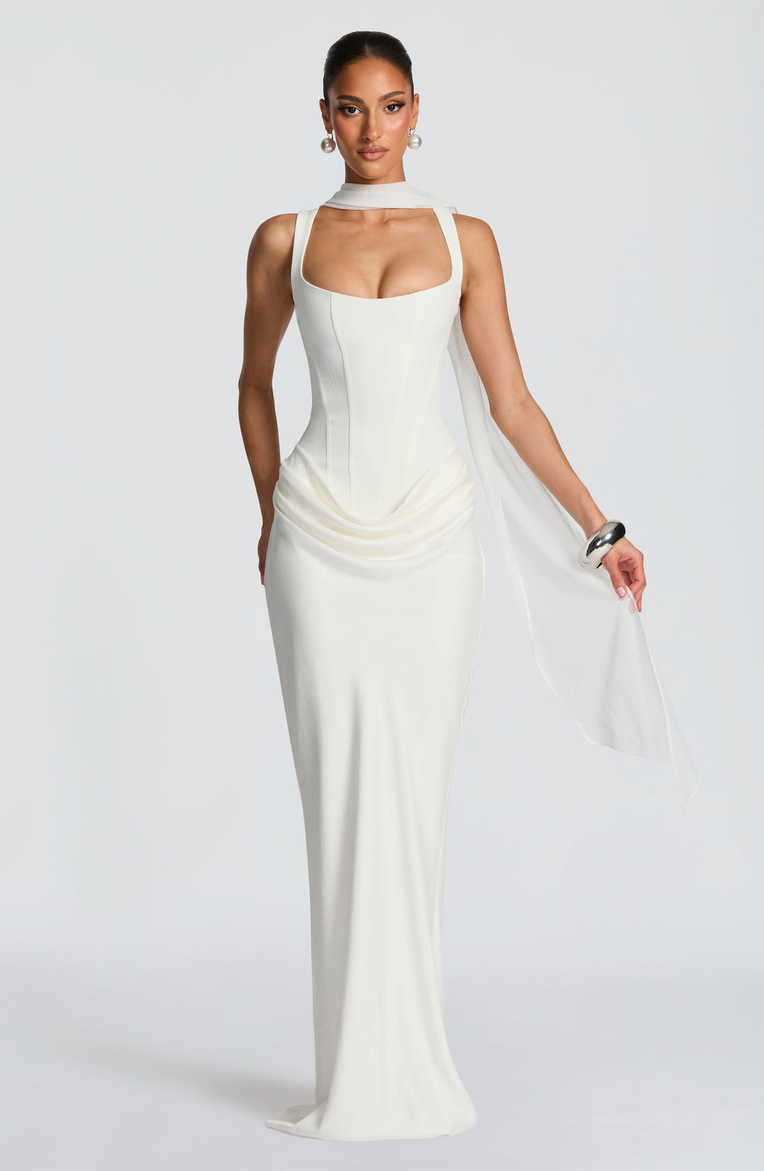 Ivory Cornelia Maxi Dress