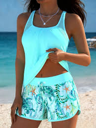 Supportive Flowy Swim Dress Set