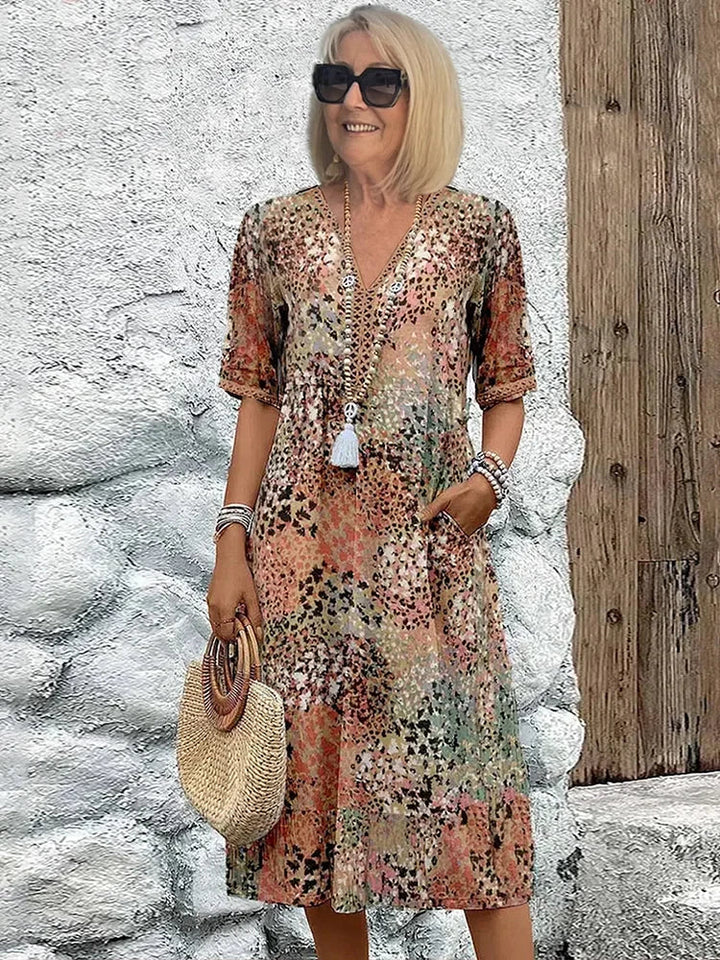 Vanessa | Boho Flattering Dress