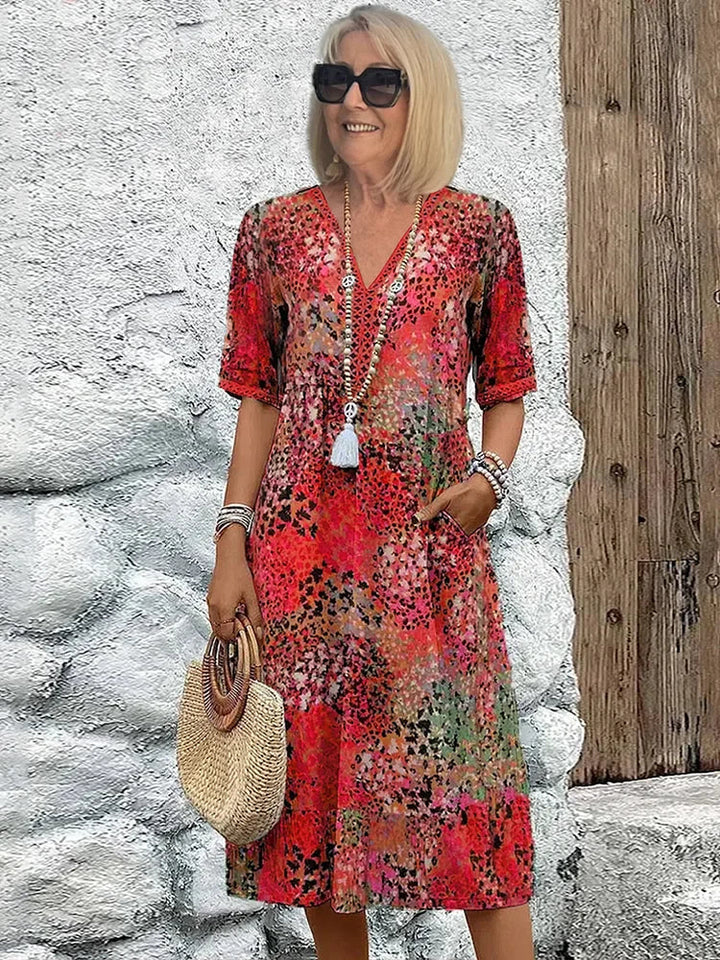 Vanessa | Boho Flattering Dress