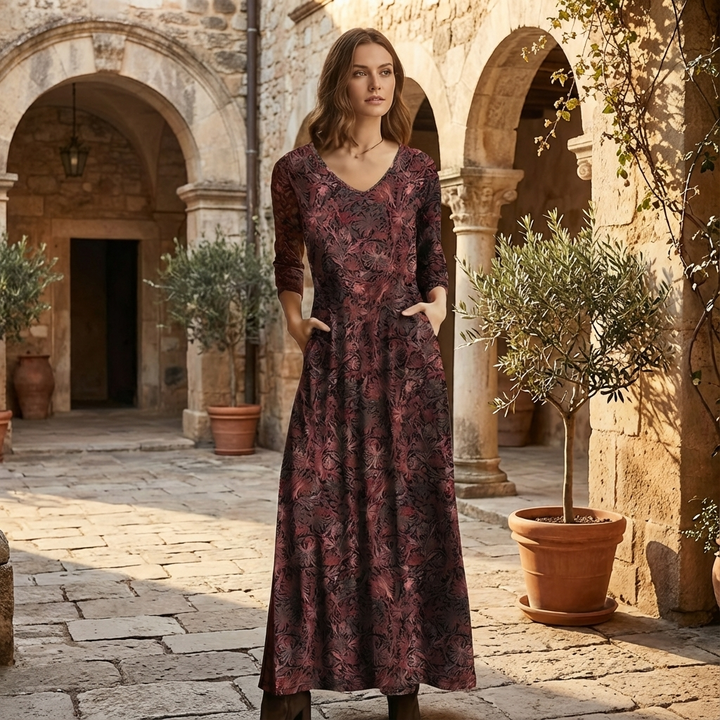 Kendal | Elegant Floral Maxi Dress