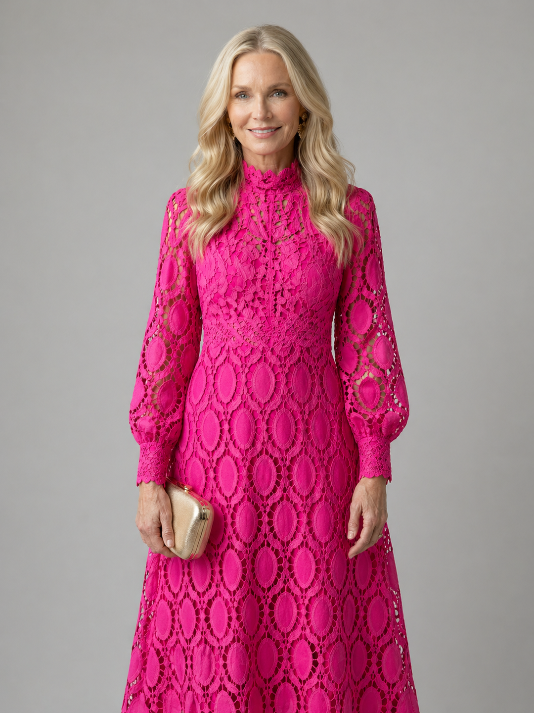 Stella & Grace™ | Elegant Lace Midi Dress