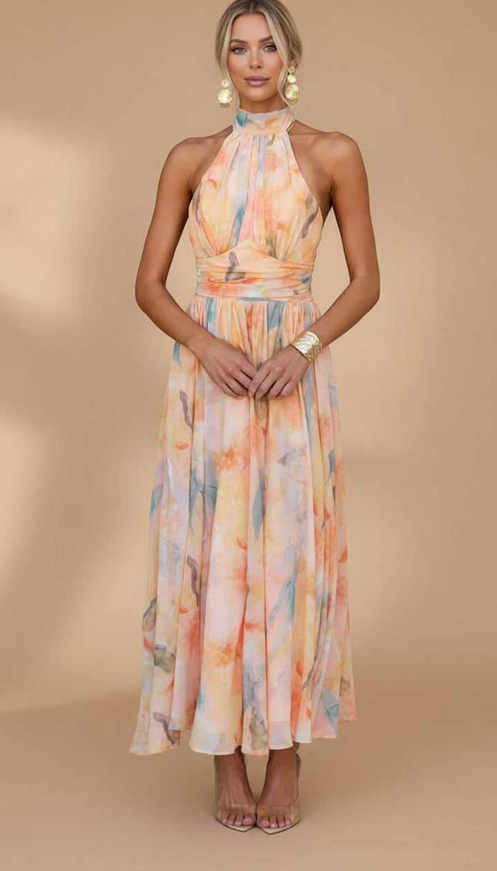 Abigail | Printed Maxi Dress