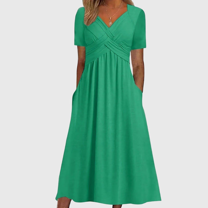 Viola™ | Tummy-Control Midi Dress
