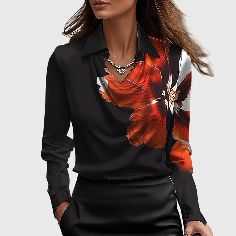 Zoe | Chic Satin Blouse